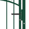 vidaXL - Poort - met - speerpunten - 100x150 - cm - staal - groen