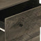 vidaXL - Dressoir - 60x33x75 - cm - massief - mangohout - zwart