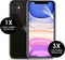 iMoshion Screenprotector Geschikt voor iPhone 11 Inclusief Camera Lens protector - iMoshion Screenprotector Folie 3 Pack + Camera Protector Glas