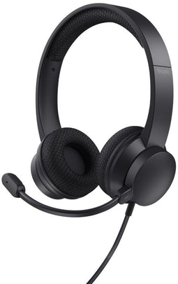 Trust Ayda - USB-ENC Headset - Noise Cancelling Microfoon - Zwart