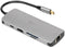 iBox IUH3RJ4K interface hub USB Type-C 5000 Mbit/s Zilver
