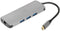 iBox IUH3RJ4K interface hub USB Type-C 5000 Mbit/s Zilver