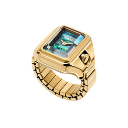 Fossil Raquel - Ringhorloge - Goudkleurig - 14 mm