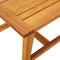 vidaXL - Bijzettafel - 45x45x40 - cm - van - massief - acaciahout