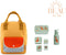 Sticky lemon rugzak + A little lovely company back to school set Bosvriendjes