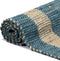 vidaXL - Vloerkleed - handgemaakt - 120x180 - cm - jute - blauw