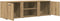 vidaXL - Tv-meubel - 120x34x37 - cm - bewerkt - hout - artisanaal - eikenkleur