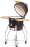 Yakiniku - Kamado - Medium - 16Inch - Inclusief Onderstel En Zijtafels - Houtskool - Kamado Grill - 41cm Grilloppervlak