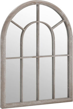 vidaXL - Tuinspiegel - 60x45 - cm - ijzer - zandkleurig