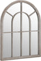 vidaXL - Tuinspiegel - 60x45 - cm - ijzer - zandkleurig