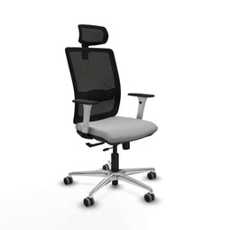 Piqueras y Crespo 1B086G2 - Bureaustoel - Hoogteverstelbaar - Lichtgrijs