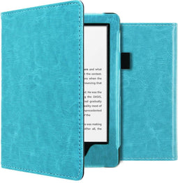 imoshion Ereader Cover / Hoesje Geschikt voor Amazon Kindle 10 - imoshion Vegan Leather Bookcase - Lichtblauw