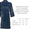 The One Towelling Organic Badjas - L/XL - Hoge vochtopname - 100% Biologisch gekamd katoen - Marineblauw