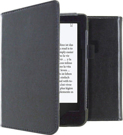imoshion E-reader Hoesje - Geschikt voor Tolino Shine 3 - Vegan Leather Bookcase - Zwart