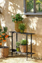 Mica Decorations Greenrax - Plantenstandaard - Twee niveaus - Zwart