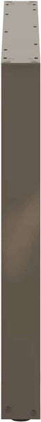 vidaXL - Eettafelpoten - 2 - st - U-vormig - 100x(72-73) - cm - staal - naturel