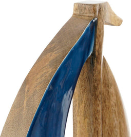 Decoratieve figuren Home ESPRIT Blauw Natuurlijk Mediterrane 17 x 2,5 x 25 cm