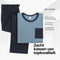 Milanoro Herenpyjama - Katoen - Comfortabele Nachtkleding - Blauw - XXL