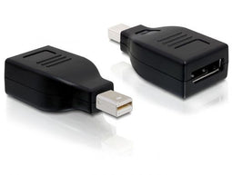 Delock Displayport Adapter - Mini DisplayPort naar HDMI met Audio - 0.2 Meter - Zwart
