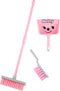 Casdon Hetty - Speelgoedschoonmaakset - Bezem en Stoffer en Blik - Roze