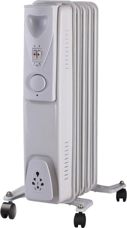 Qlima EOR 2015 - Olieradiator - 1500 W - 3 standen - wit