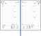 Ryam Mundior - Bureau agenda - 1 dag per pagina - 115 x 170 mm - Blauw (2026)