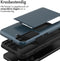 imoshion Hoesje Geschikt voor Samsung Galaxy S22 Hoesje - Ruimte voor 2 pasjes - imoshion Backcover met pasjeshouder - Donkerblauw