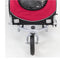 Trixie Jogger Ombouwset - Hondenfietskar tot Wandelwagen - Zwenkwiel 360° - Rood