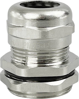 TRU COMPONENTS TC-10302840 Wartel M25 Messing (vernikkeld) Metaal 1 stuk(s)