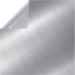vidaXL - Zwembadfolie - solar - drijvend - rechthoekig - 10x5 - m - PE - zilverkleurig