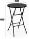 Brixy Statafels - Partytafel - Robuust Weersbestendig - Zwart (2 stuks)