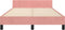 vidaXL - Bedframe - met - hoofdeinde - zonder - matras - 120x200 - cm - fluweel - roze