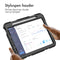 Accezz Rugged Backcover - iPad Air (2022 / 2020) - Schouderstrap en screenprotector - Zwart
