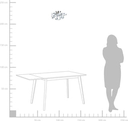 ICANA - Wandlamp - Zilver - Aluminium