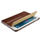 Icarer - 3-Vouw echt lederen sleepcover hoes - iPad 9.7 (2017/2018) / Pro 9.7 / Air / Air 2 - Rood