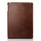 Icarer - 3-Vouw echt lederen sleepcover hoes - iPad 9.7 (2017/2018) / Pro 9.7 / Air / Air 2 - Rood