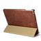 Icarer - 3-Vouw echt lederen sleepcover hoes - iPad 9.7 (2017/2018) / Pro 9.7 / Air / Air 2 - Rood