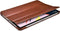 Icarer - 3-Vouw echt lederen sleepcover hoes - iPad Pro 12.9 inch (2018-2020) - Cognac