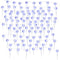 vidaXL - Kerstverlichting - ijspegel - met - 100 - LED's - acryl - blauw