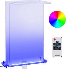 vidaXL - Zwembadfontein - met - RGB - LED's - 51 - cm - acryl