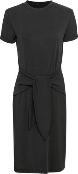 Guess Zaira - Dames Jurk - Geknoopte voorkant - Zwart - Maat L