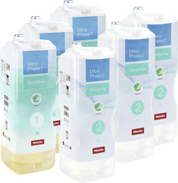 Miele UltraPhase Sensitive - TwinDos wasmiddel - 3x UltraPhase 1 en 2x UltraPhase 2 (6 flacons)