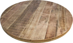 Rond tafelblad Portland - ø140x2,5 - Naturel - Mangohout