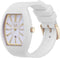 Ice-Watch - Ice boliday Dome White gold - Dameshorloge wit met siliconen band - 024034 (Small)