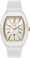 Ice-Watch - Ice boliday Dome White gold - Dameshorloge wit met siliconen band - 024034 (Small)