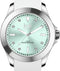 Ice Watch ICE steel - Classic - White pastel green 020381 Horloge - Siliconen - Zilverkleurig - Ø 40 mm