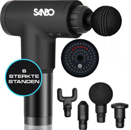 Sanbo Massage gun PRIME - Draadloos Shiatsu Nek Massage - Zwart en Grijs