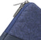Rivacase Egmont - Laptop Sleeve 13,3 inch - Kunstleer en polyester - Blauw