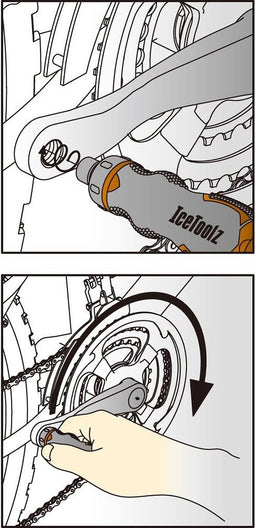 IceToolz Dummy pedaal 33D1