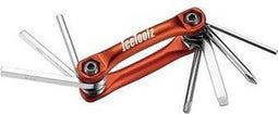 Icetoolz Multitool Urban-7 Rvs 8,5 Cm Oranje/zilver